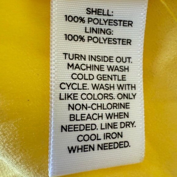 Prabal Gurung Yellow Lace women short sleeve Mini Dress PLUS size 14W - Picture 10 of 11